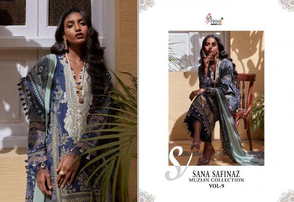 Shree Sana Safinaz Muzlin Collection 9 Cotton Pakistani Salwar Suits